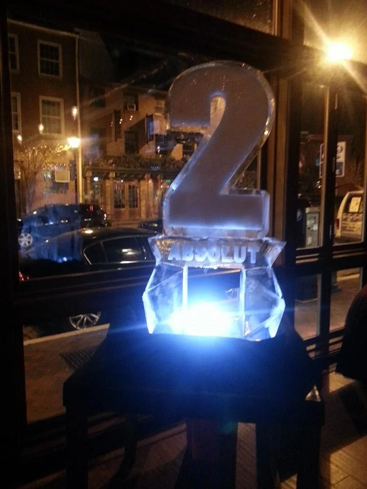 Absolut Ice Luge by Ice Lab Ice Sculptures