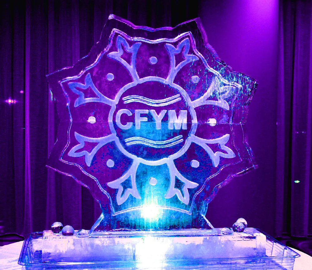 Snowflake Ice Sculpture Washington DC