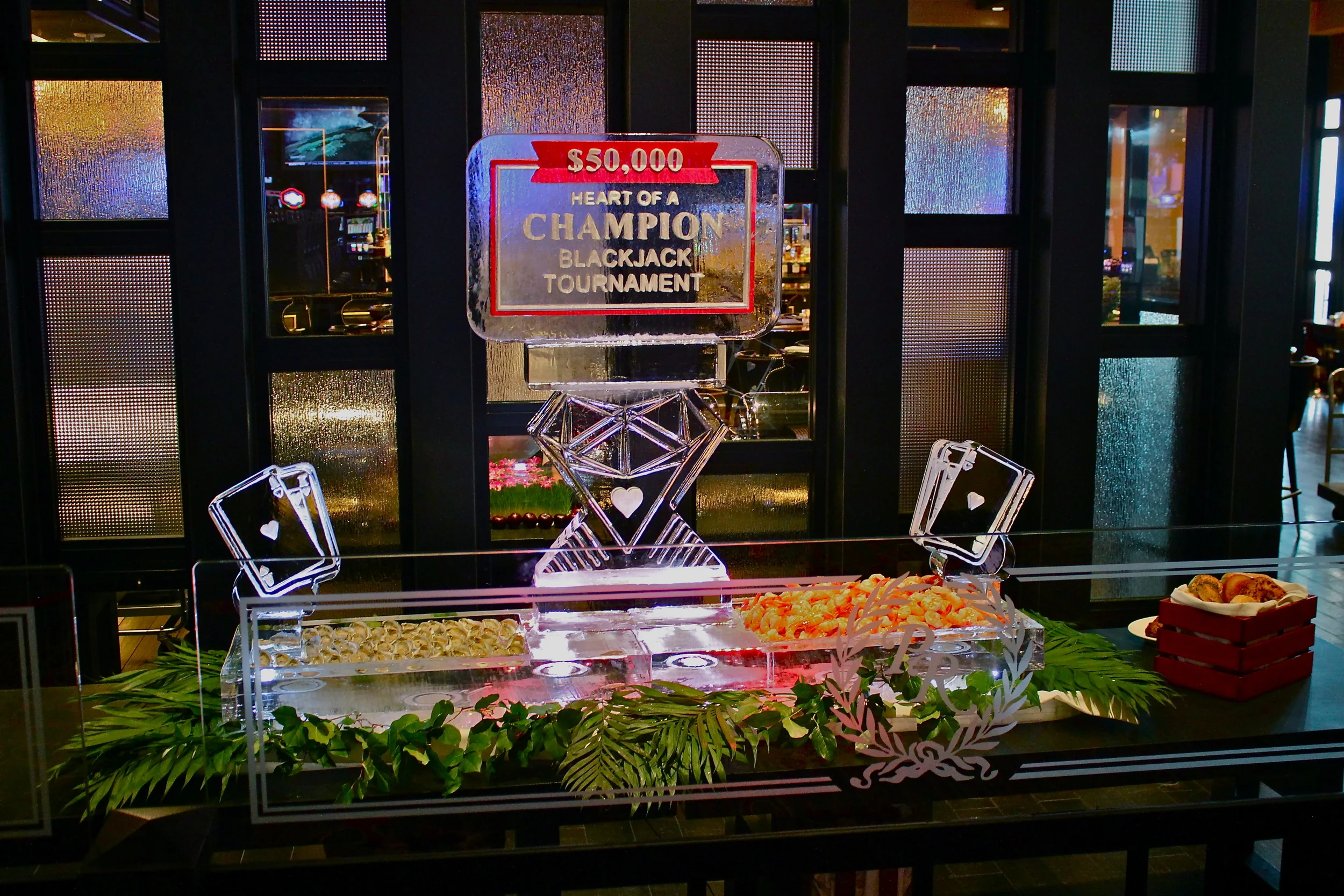 Maryland Live Casino Blackjack Ice Display