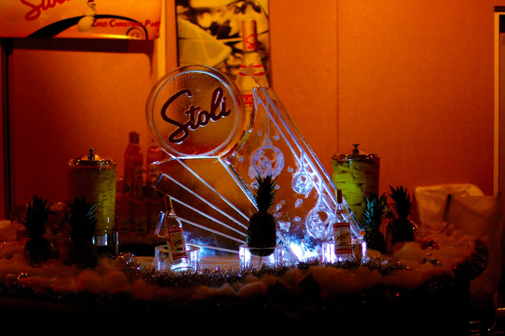 Stoli Ice Luge for ZinZi 2014