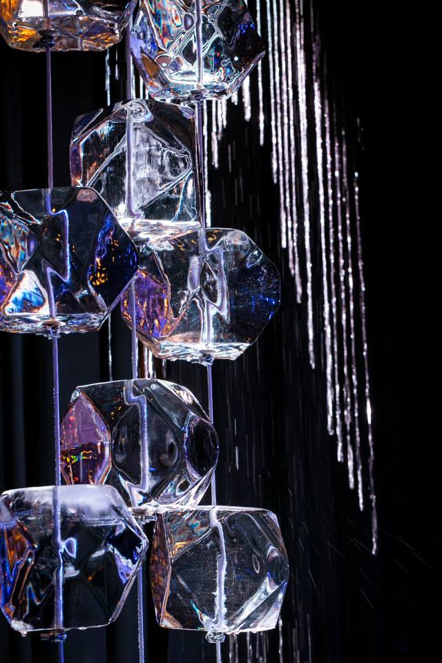 Digital Water and Ice Curtain