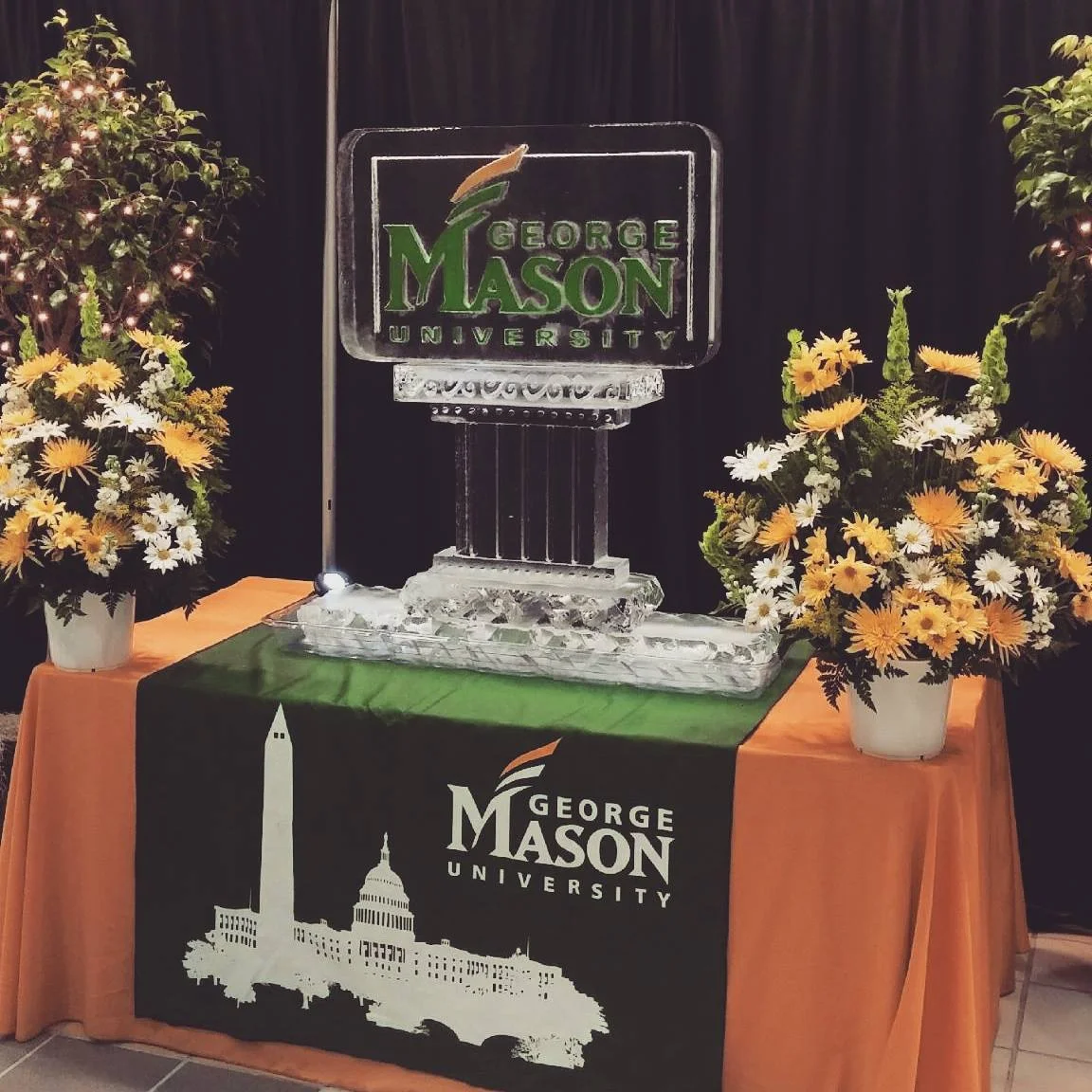 George Mason University Ice Sculpture