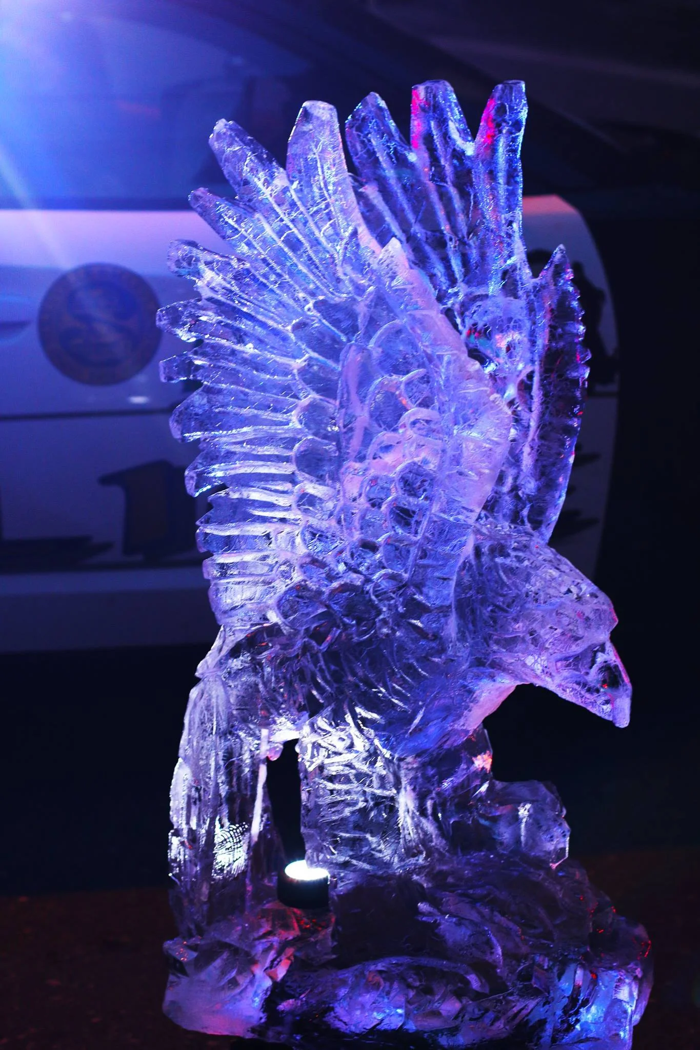 Eagle Ice Sculpture