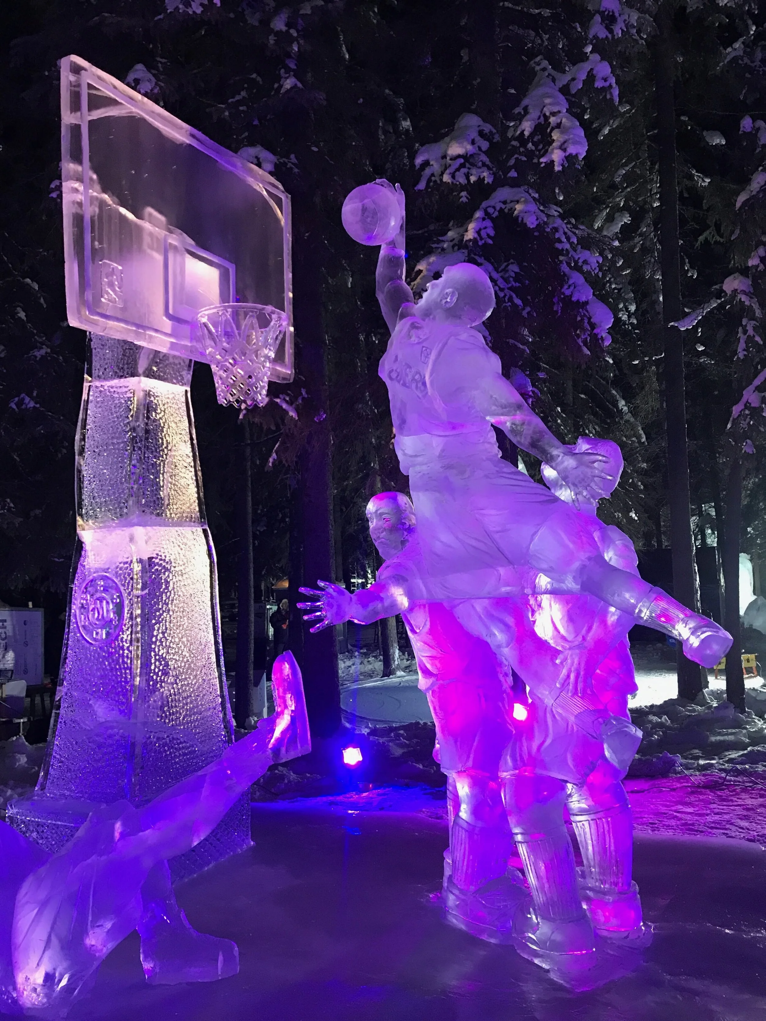Black Mamba Ice Carving