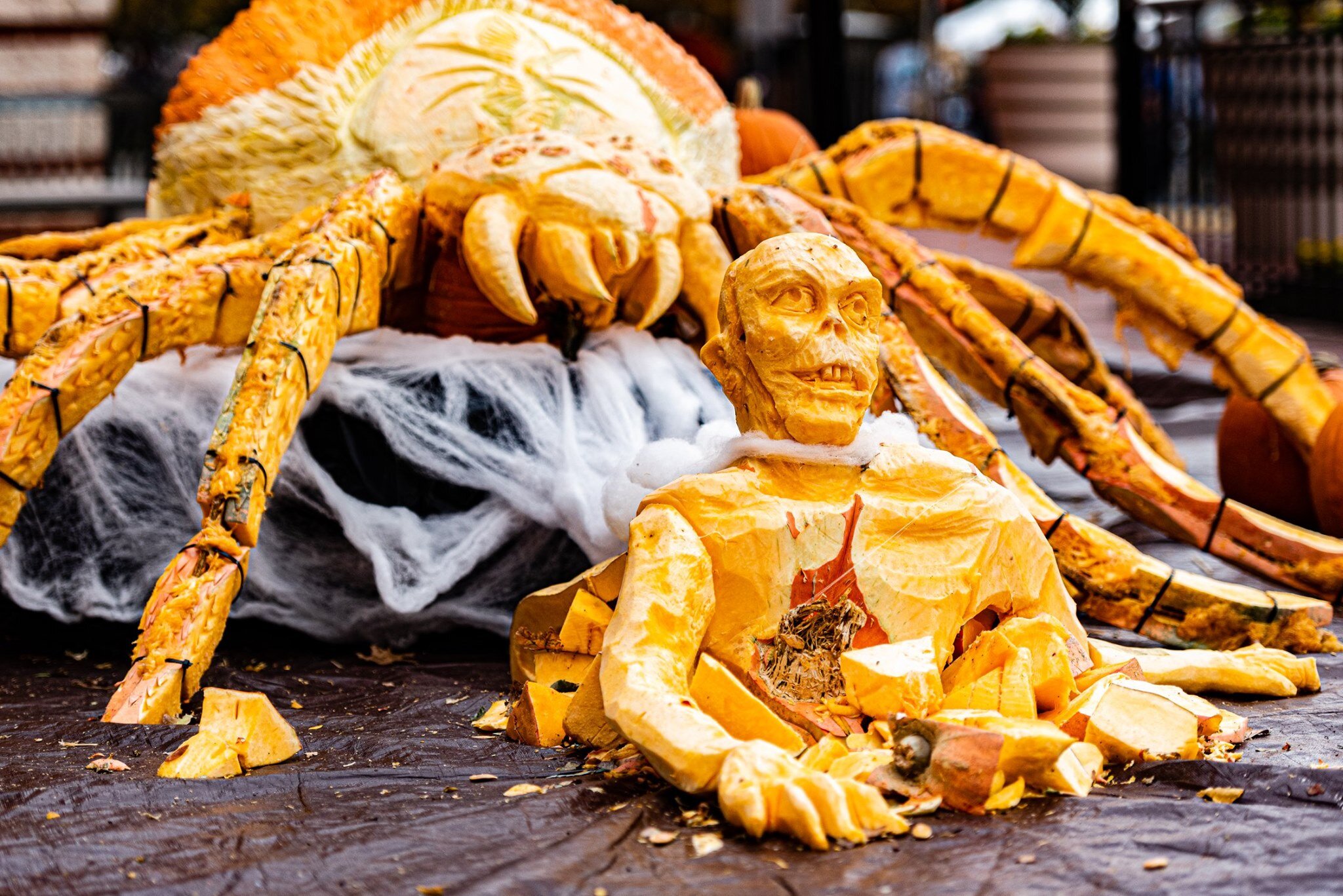 Zombie Pumpkin Carving