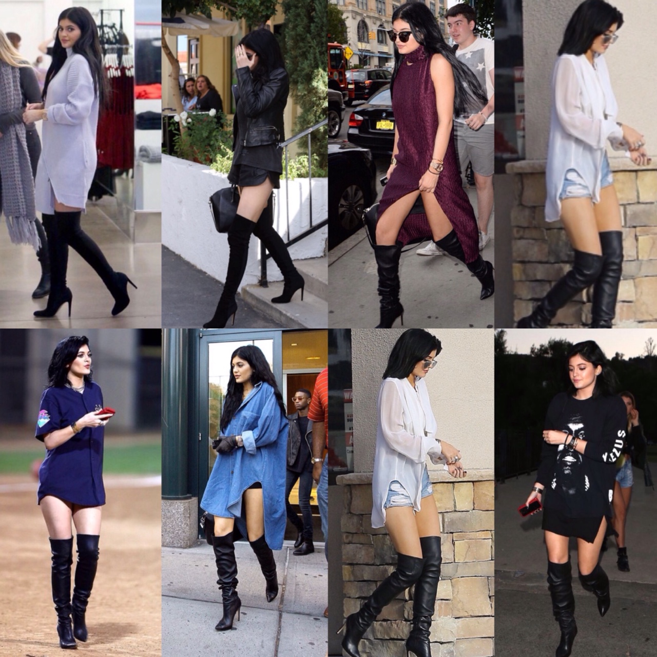 knee high boots outfits tumblr