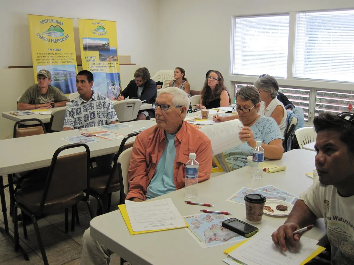 Above: HWMO presented a thorough workshop for land managers from various agencies and organizations.