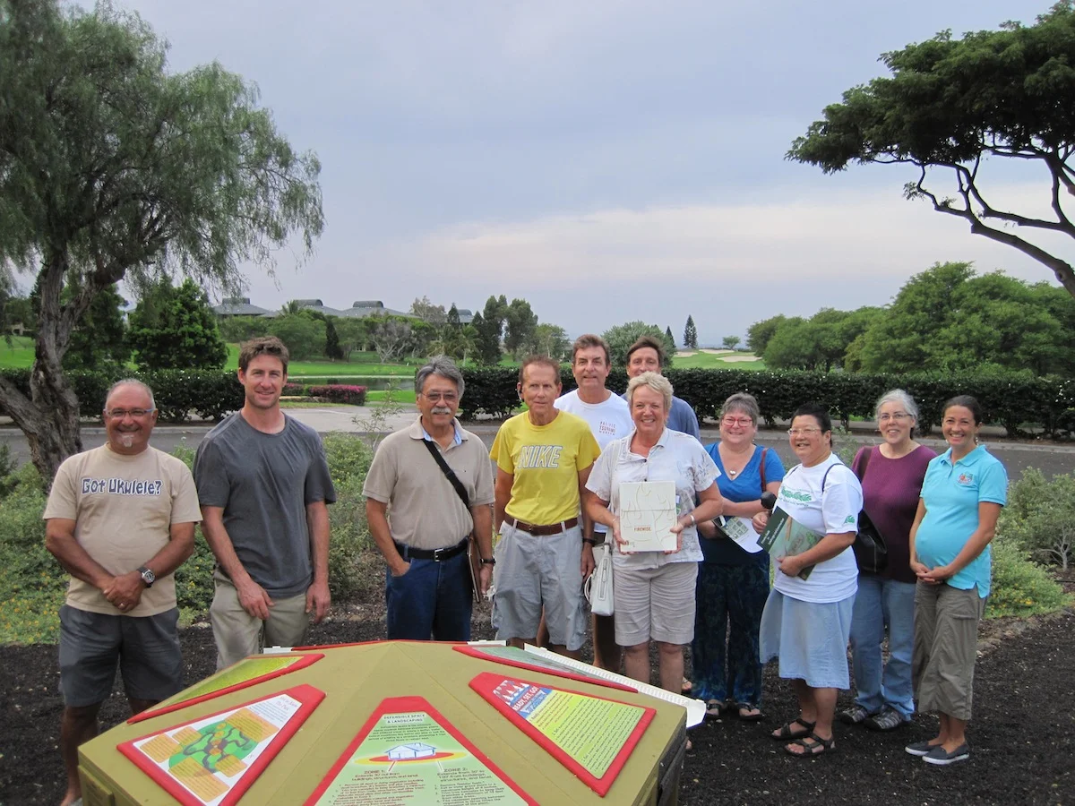 Above: Waikoloa Firewise Committee