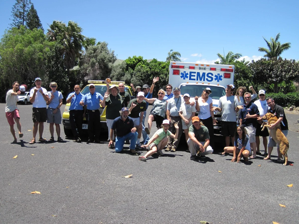 Getting silly with our amazing partners and volunteers!