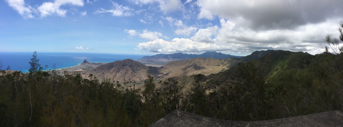Incredible view of Waianae near the Palehua Ranch area.