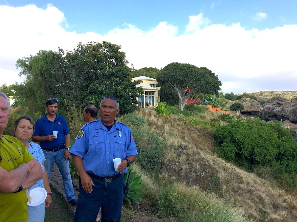 Taking a look at the wildfire hazards in the area and what could be done to minimize them.