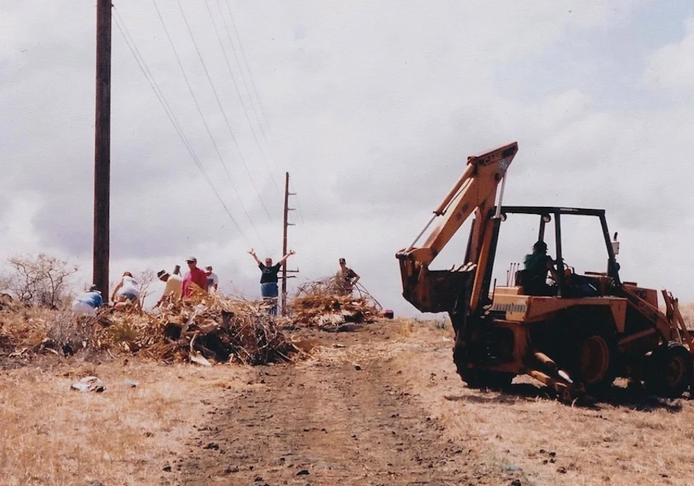The fuelbreak was created due largely to a tremendous effort from community members who spent countless hours clearing brush...