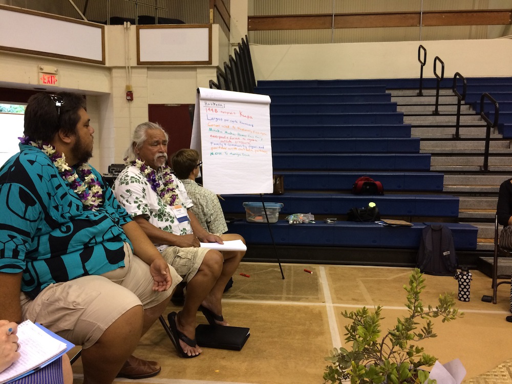 Community members from South Kona share their lessons learned establishing community-based subsistence fishing efforts.