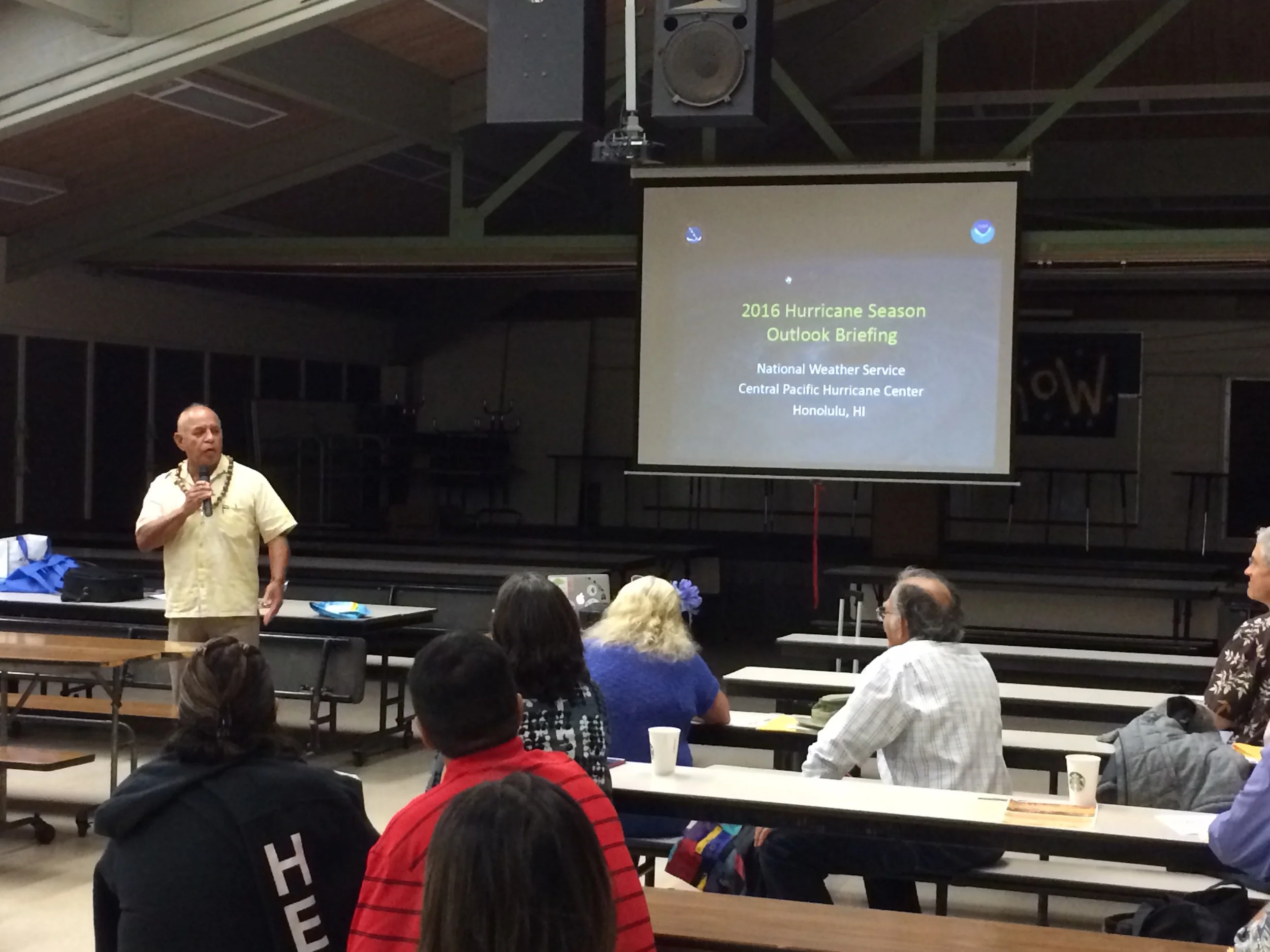 New Civil Defense Administrator Ed Teixeira gives a 2016 Hurricane Outlook update.