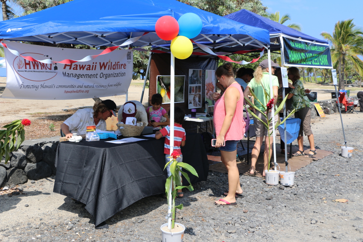 Beach Party for Wildfire Awareness. Credit: Hawaii DLNR