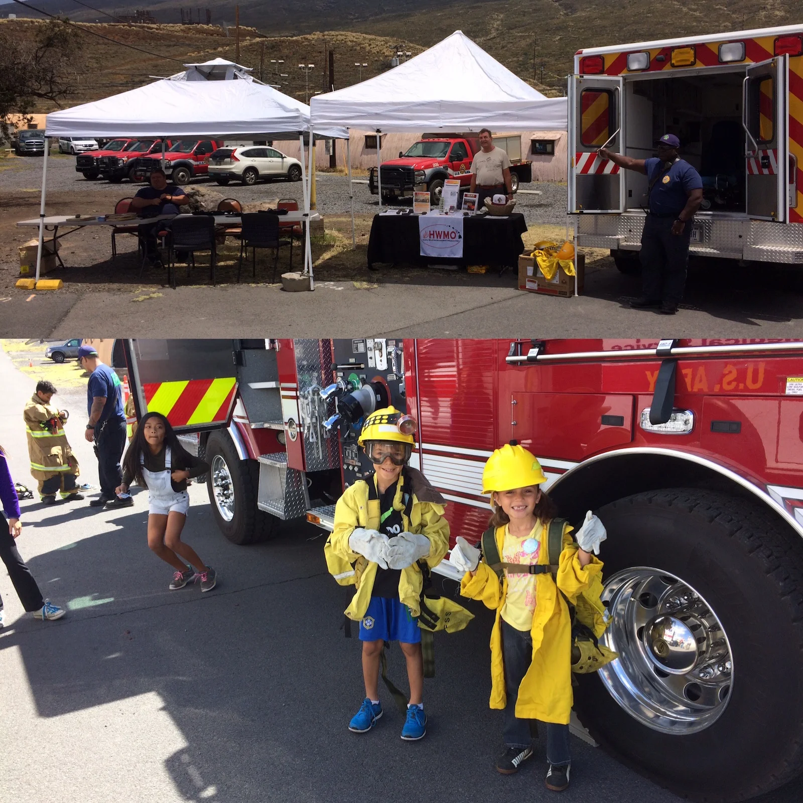 We had a great time hanging out with our partners from U.S. Army-Garrison Fire & Emergency Services and keiki from around the island.