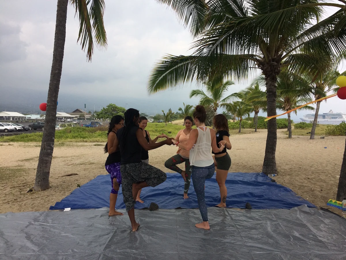Yoga with Rachel Forsberg.