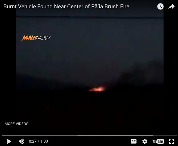 Screenshot of Maui Now YouTube video.