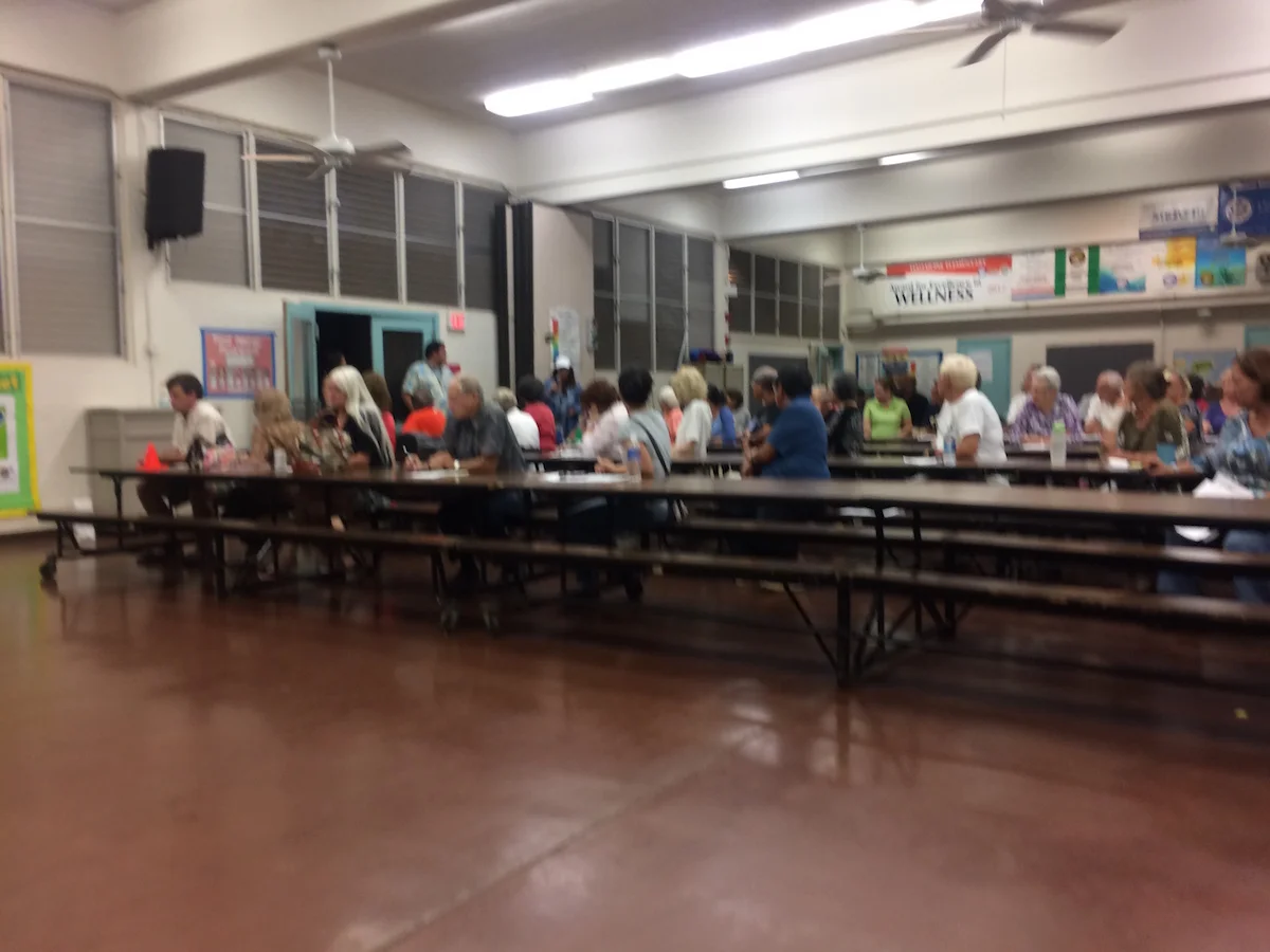 Packed house for the Hawaiʻi Kai Community Safety Town Hall Meeting on June 6, 2017.