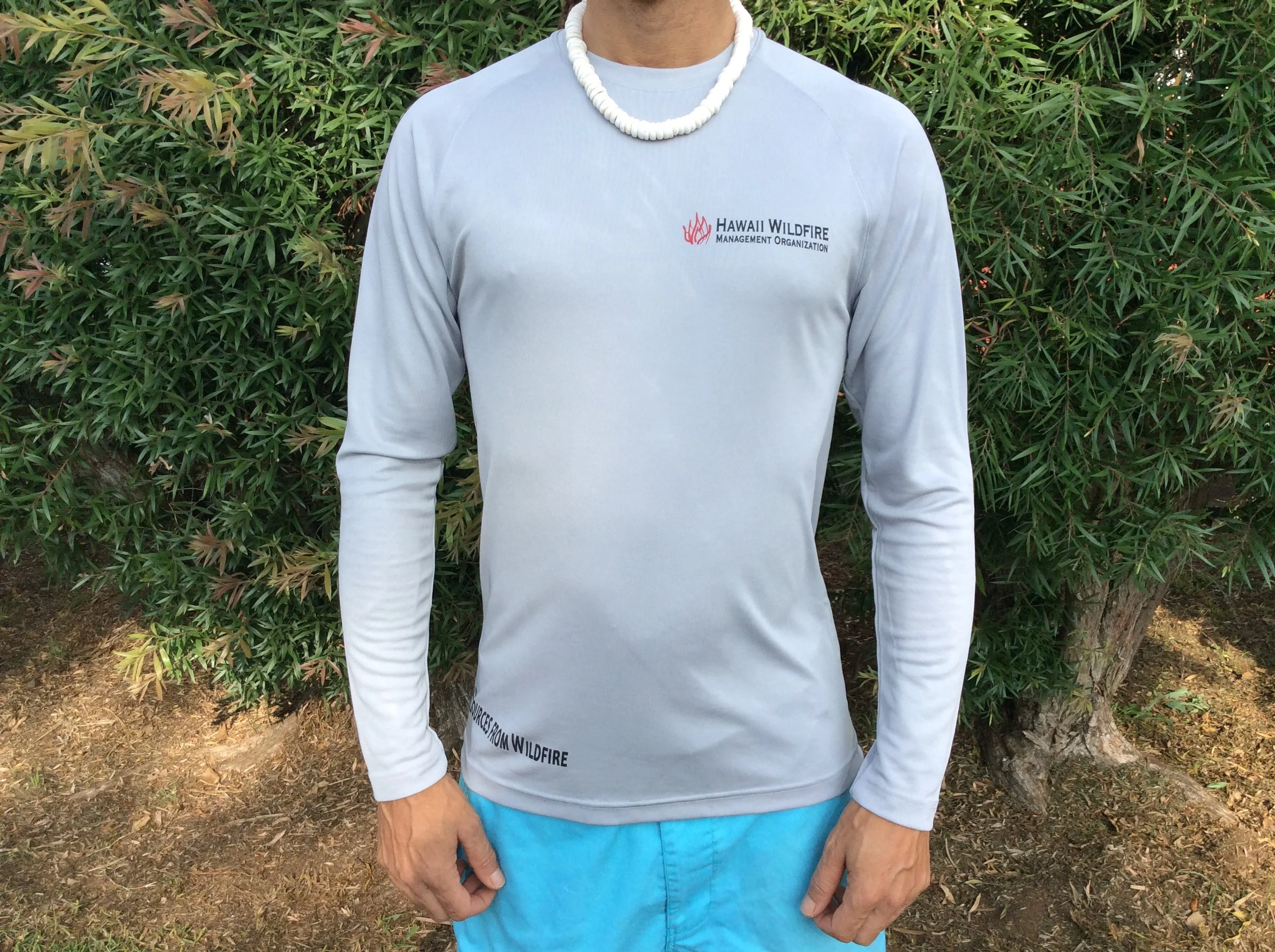 HWMO Logo Rash Guards — Hawaii Wildfire Management Organization