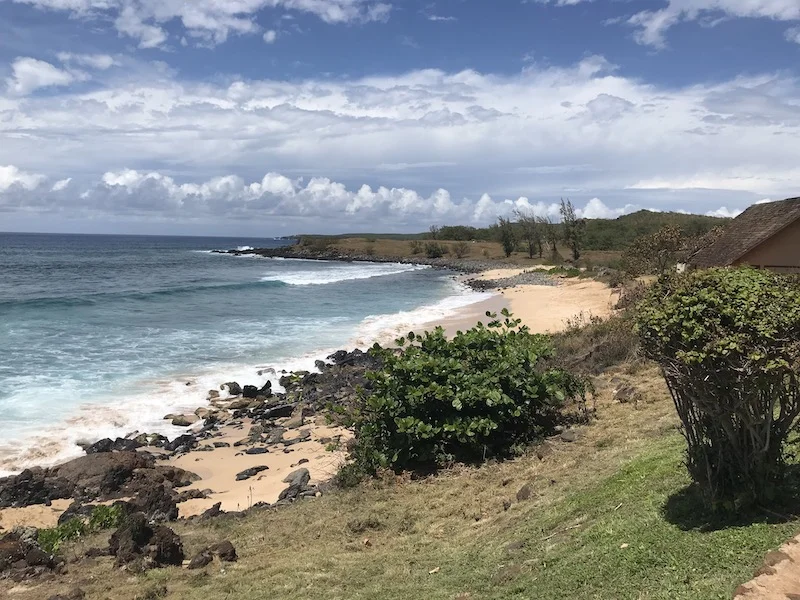 The scenic Kepuhi Beach near Paniolo Hale.