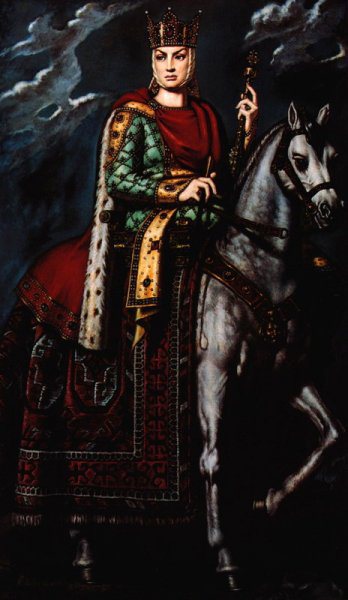 Царица Тамара. Художник: Георгий Гегечкори
