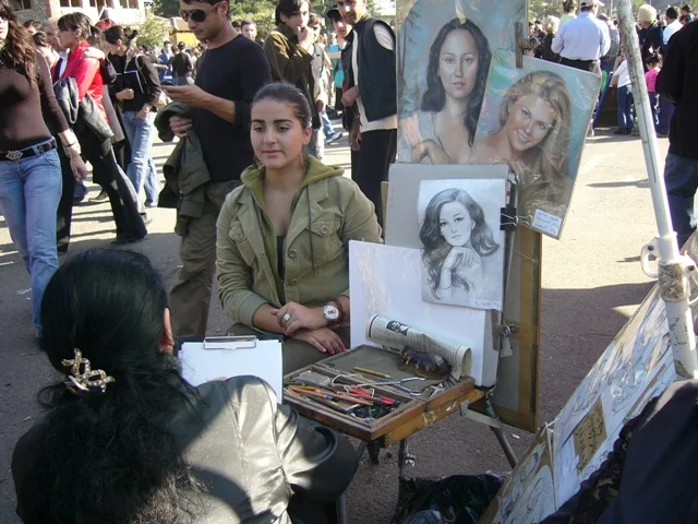 Подземная художница - неожиданная встреча в тбилисском метро