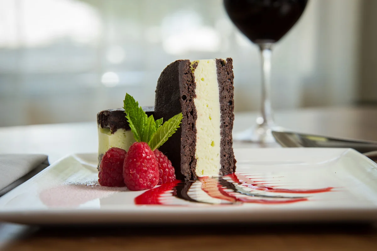 BROWNIE + PEPPERMINT SCHNAPPS ICE CREAM SANDWICH