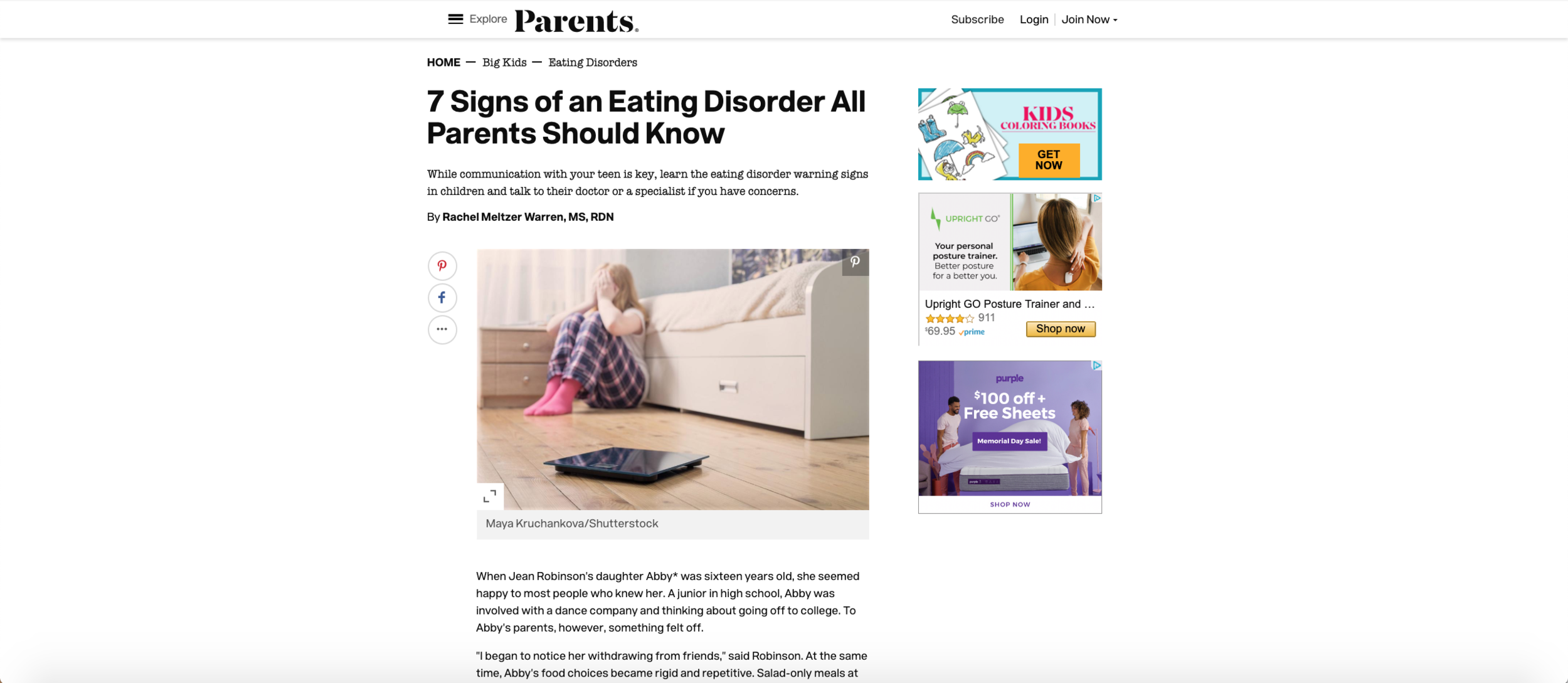 7 Signs of an Eating Disorder All Parents Should Know