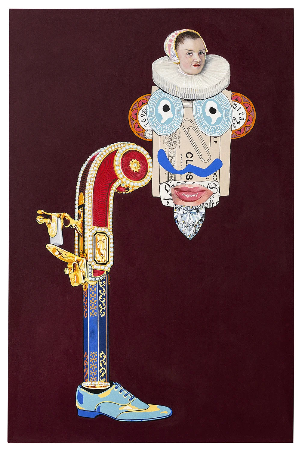 Velvet Man acrylic and oil on canvas 70 x 46” 2014