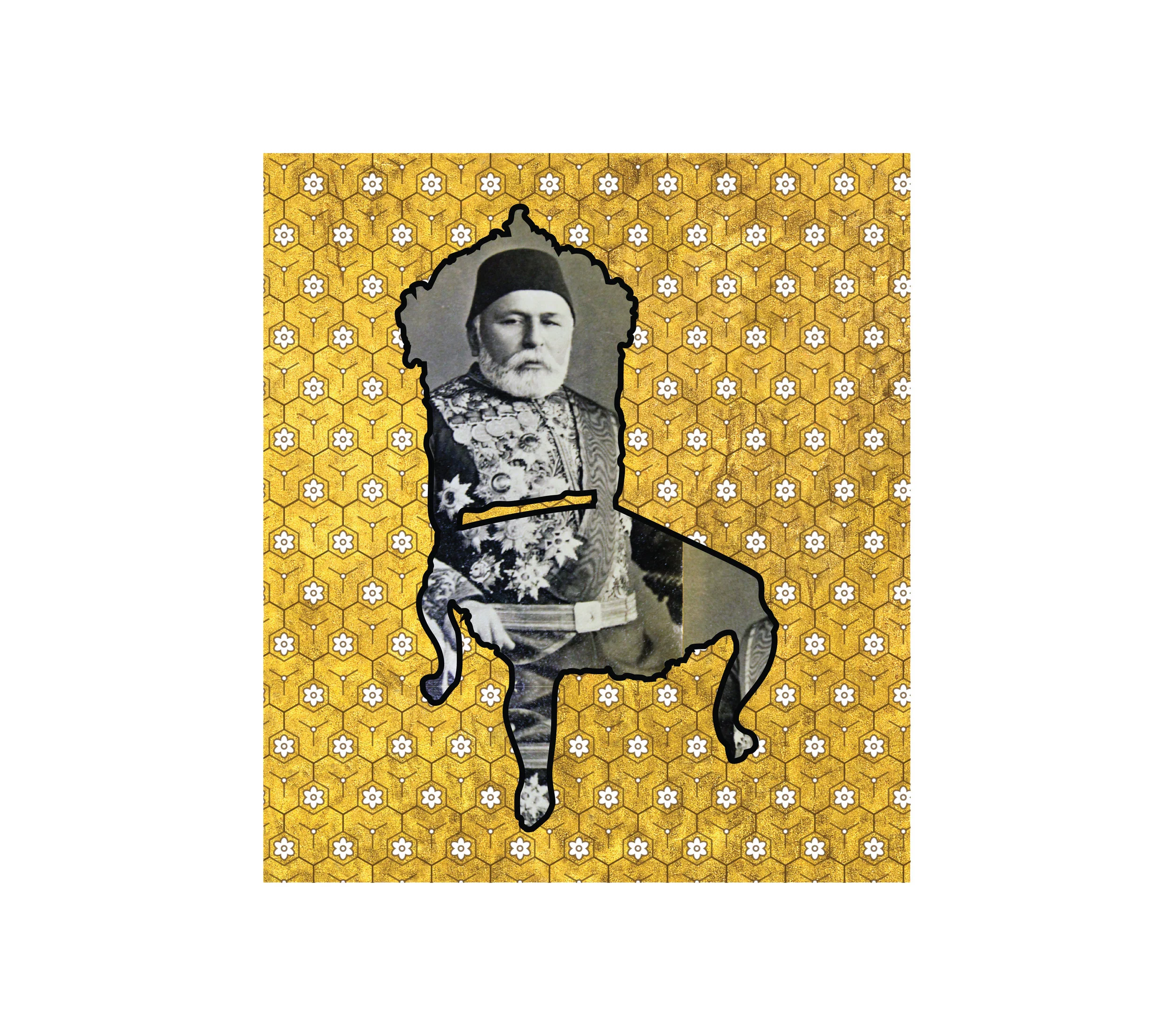 Chair With Gold III each archival print ed. 12 image 4 1/2 x 4” paper 15 1/2 x 17” 2016