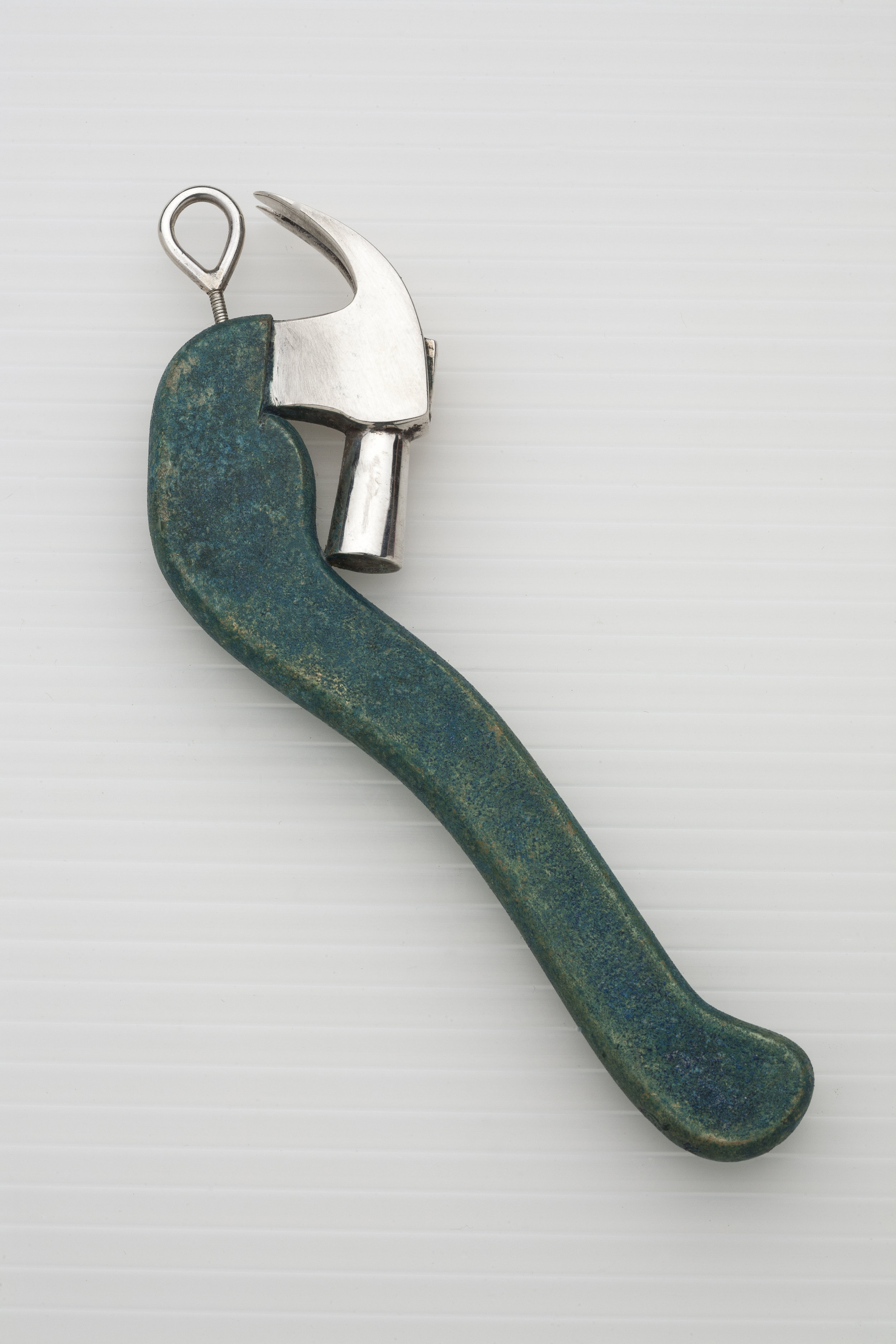  sterling silver, patinated bronze  2” x .75” x .13” 