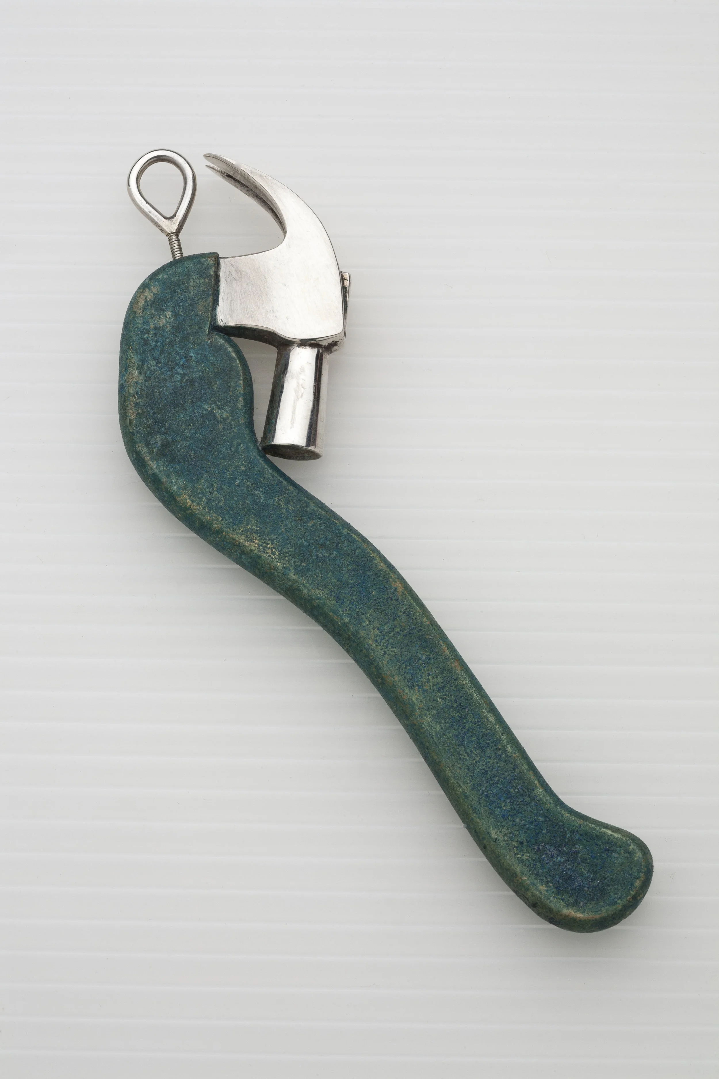 sterling silver, patinated bronze 2” x .75” x .13”