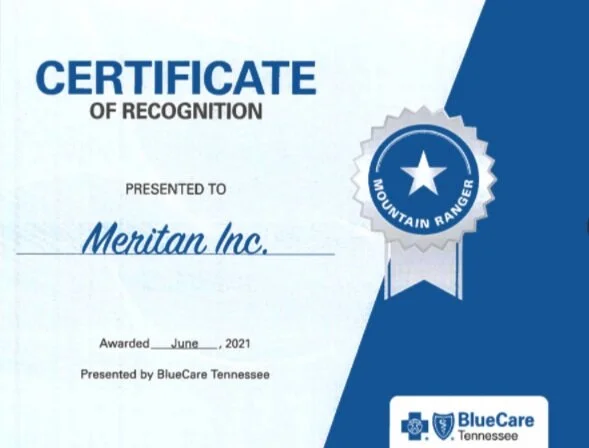 Congratulations! Meritan has been Recognized for BlueCare’s Tablet Incentive Program (TIP) compliance.
