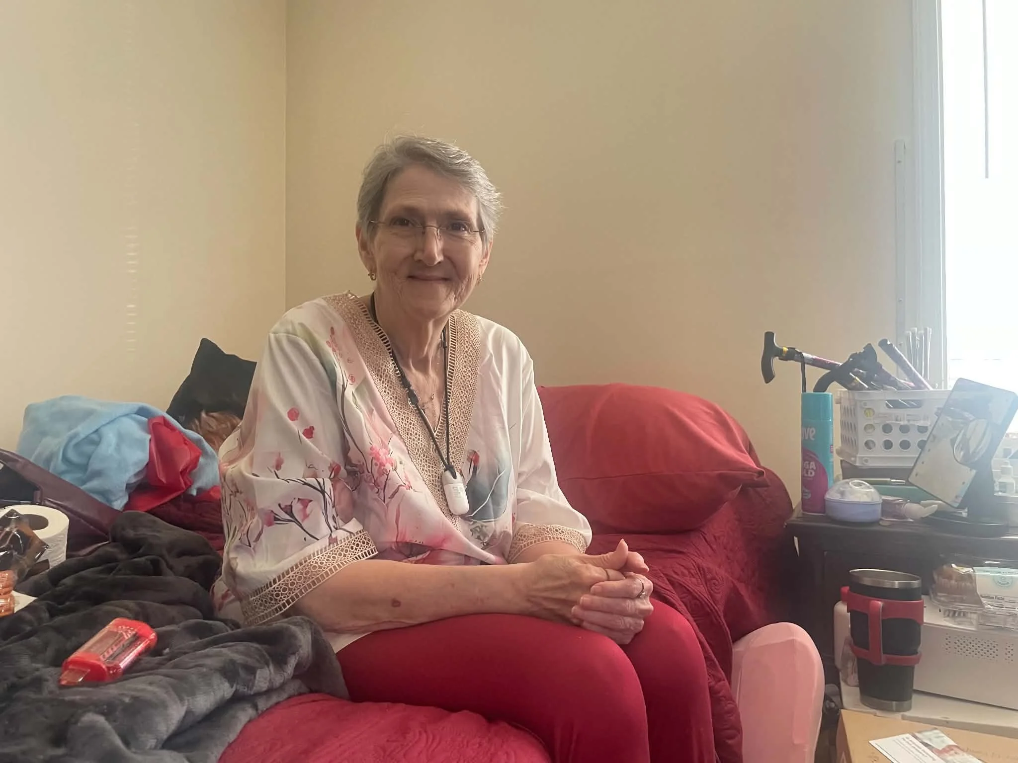 Confined from a brutal fall, woman’s spirits lifted with Silver Bells gifts