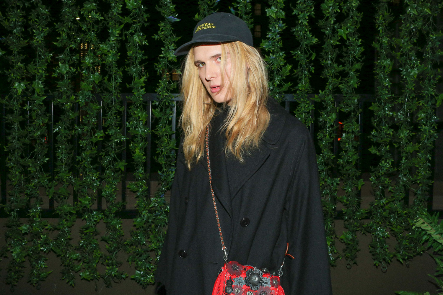 Hari Nef at the Moxy Time Square opening