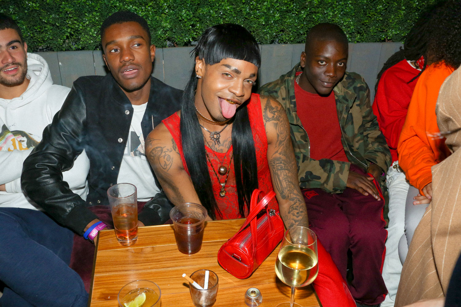 Ian Issah at the Moxy Time Square opening