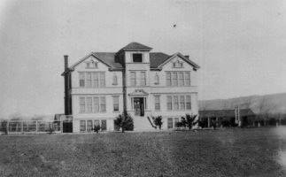 Original Washington High School Building on Peralta Blvd., c. 1891