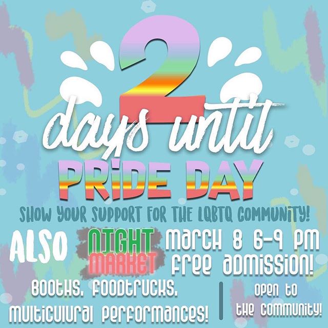 T- MINUS 2 DAYS UNTIL WHS’S FIRST EVER PRIDE DAY! SHOW YOUR SUPPORT FOR THE LGBTQ+ COMMUNITY BY WEARING THE COLORS OF THE RAINBOW FLAG! 🏳️🌈 + MAKE SURE TO GO TO THE PRIDE PICNIC BEHIND THE AMP @ LUNCH!