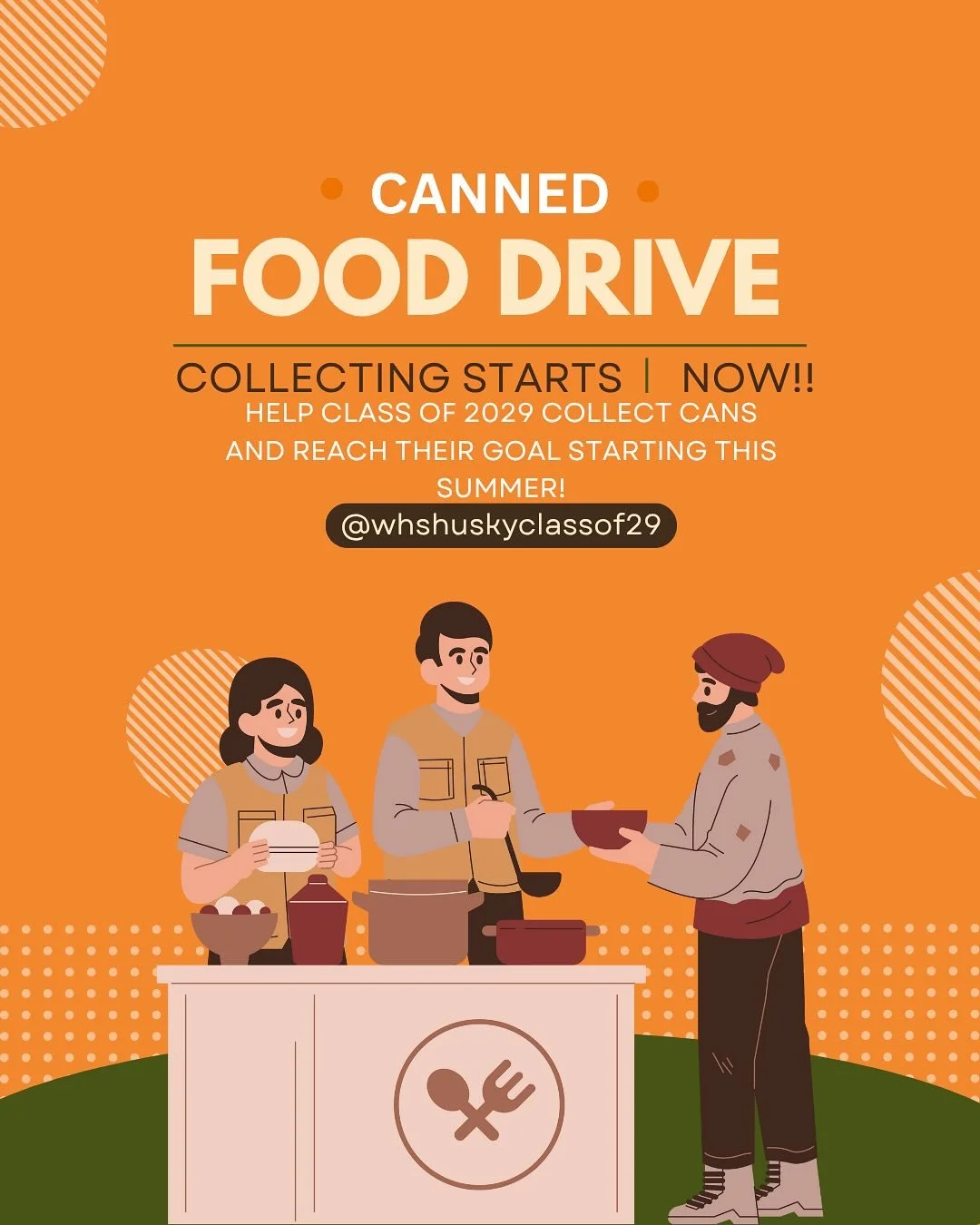 Hey Freshmen! Ready to get an early start on our upcoming Canned Food Drive? Let&rsquo;s get ready by starting to collect cans over this summer! Please be sure to check that all these foods are non-perishable! While you&rsquo;re at it, don&rsquo;t fo