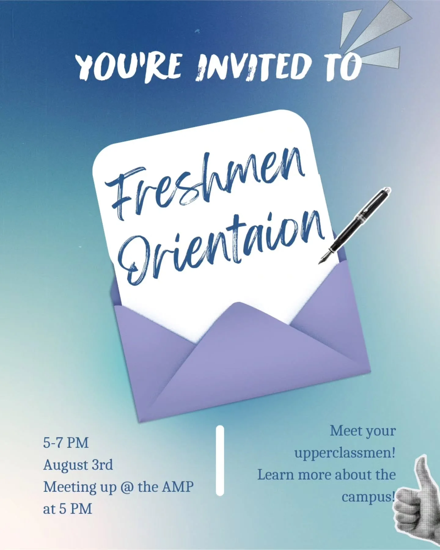 Freshman Orientation for Washington High School is right around the corner! Join us on August 3rd from 5PM to 7PM @ the Amphitheatre to kick off your high school journey. You&rsquo;ll get to tour the campus, meet your freshmen reps, and learn about c