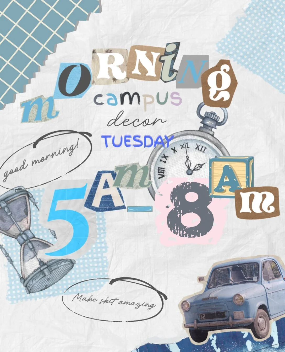 GOOOOOOD MORNING SOPHOMORES! Pull up to campus decor on TUESDAY at 5AM! Don&rsquo;t miss ittt!