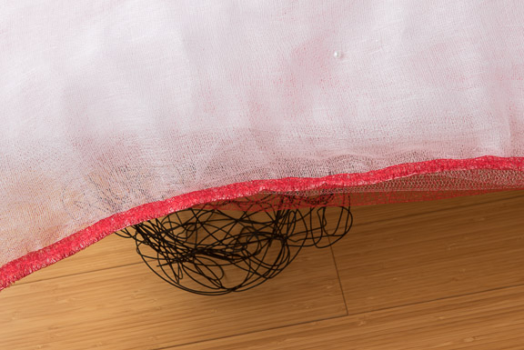 Matrimonial Bed, detail - spherical leg