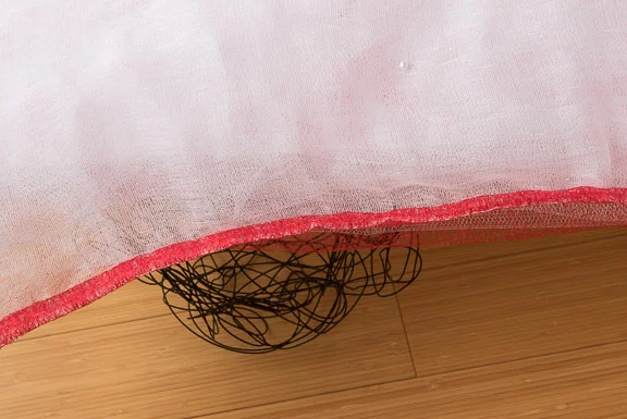 Matrimonial Bed, detail - spherical leg