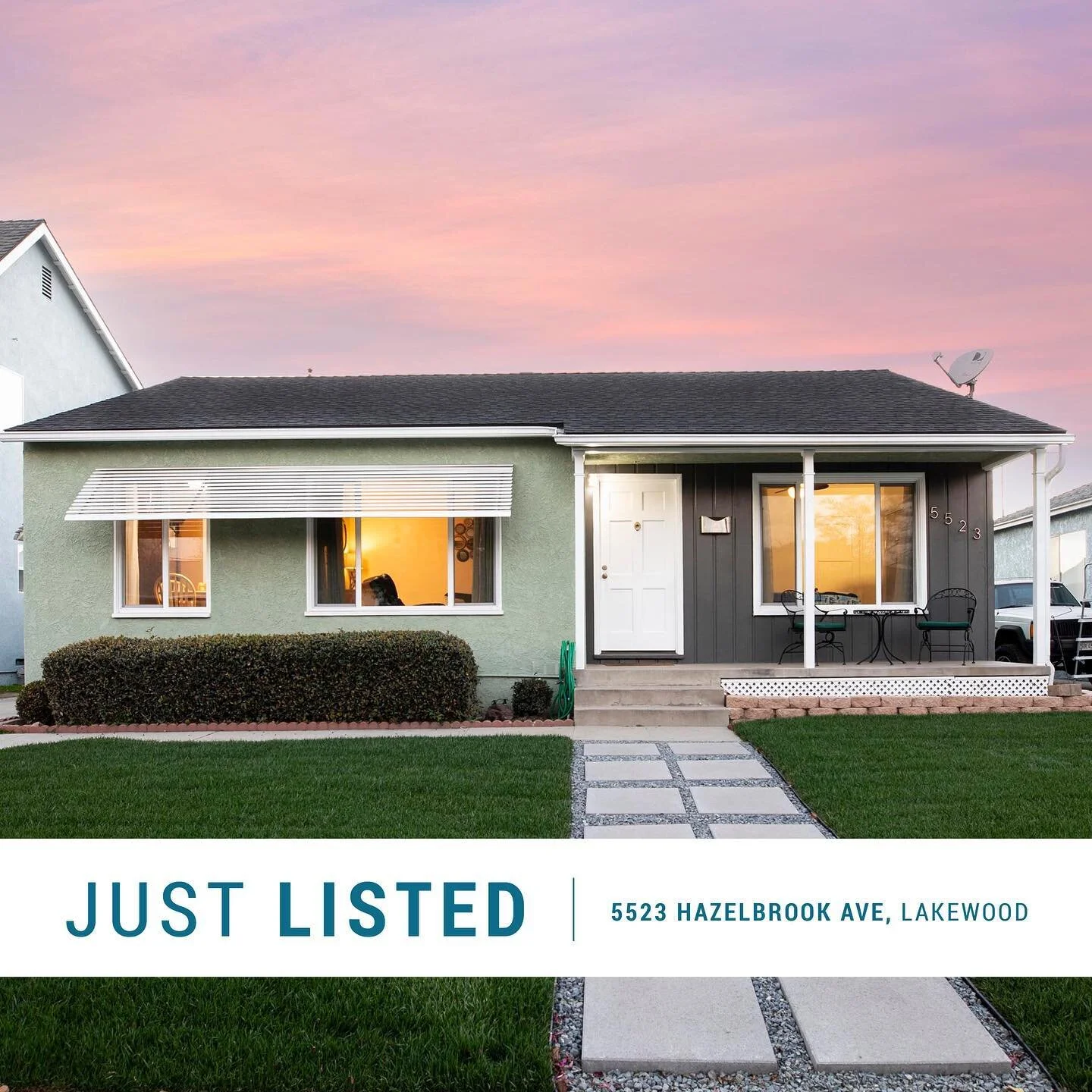 Welcome home to 5523 Hazelbrook Avenue nestled on a large lot on a beautiful and quiet street in Lakewood. This impeccably maintained three bedroom, one bathroom home is an incredible opportunity for anyone who wants the perfect entertainers backyard