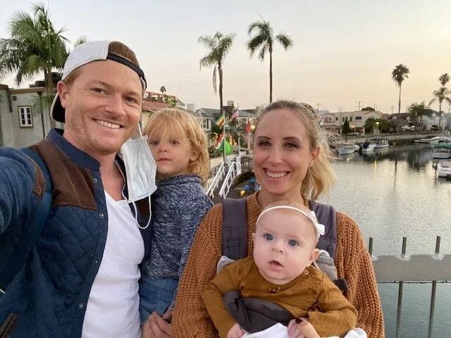 Husband Teddy, son Remy and daughter Eloise!