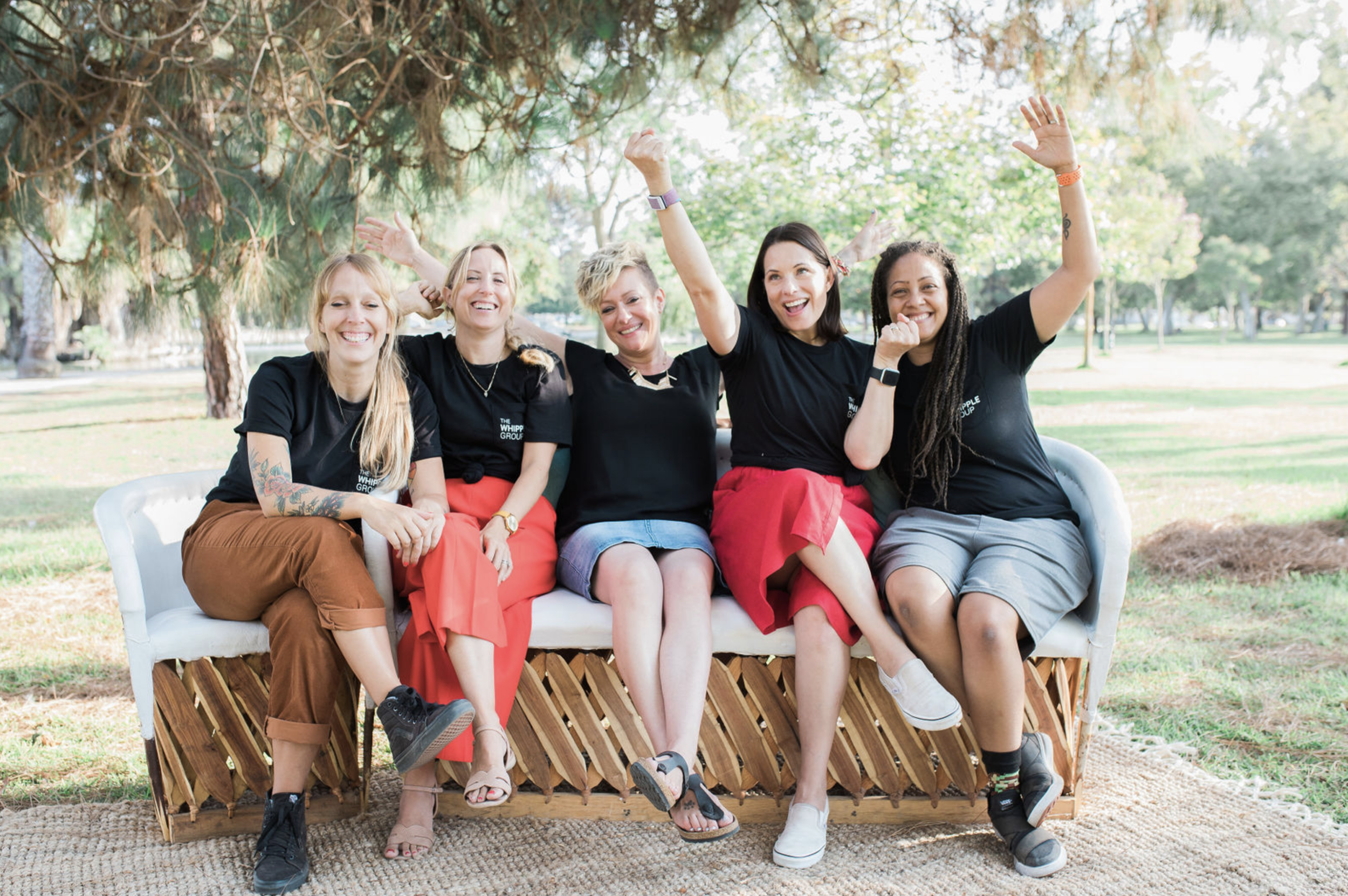 The Whipple Group Gals! (Left to right) Sally, Caroline, Jennifer, Beatrix and Ashley