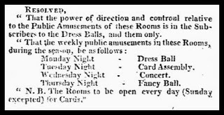 Amusements at the Upper Rooms