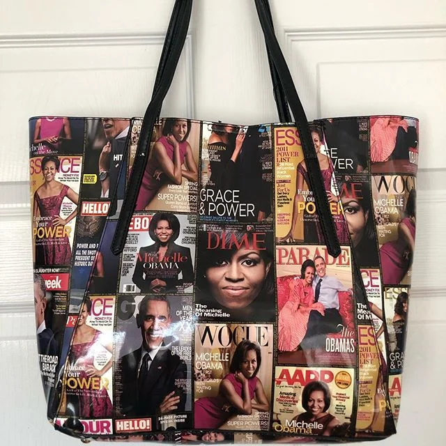 I cannot explain the power this bag has. 
I may also have gotten a clutch as well. #obamas #permaflotus #shoplocal @pimlicoplace