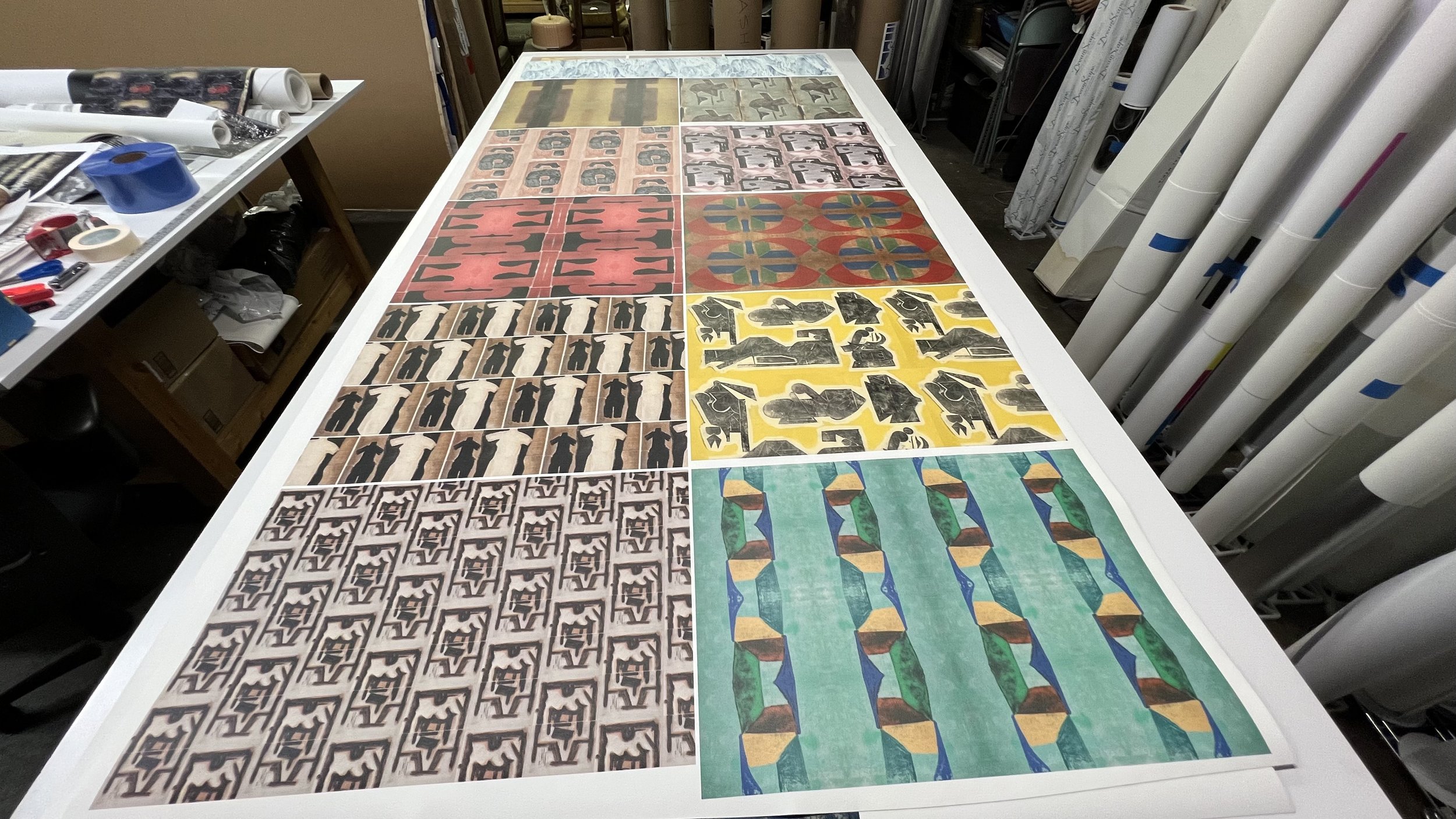 Newlon Collection - SGW Wallpapers being printed.jpg